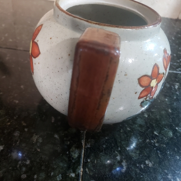 Japan stoneware tea pot. - Picture 5 of 8